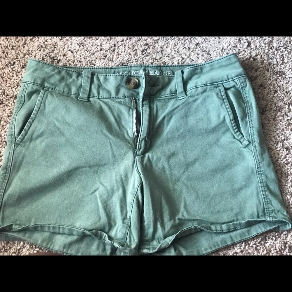 Olive Green American Eagle Shorts